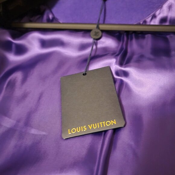 Louis Vuitton x Virgil Abloh size 44 AW22 Purple Frog Varsity - Picture 9 of 15